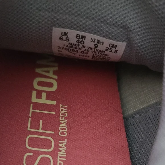 Puma Gray and Pink Athletic Shoes - Picture 7 of 7